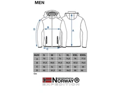 Geographical Norway Softshelljacke Herren Outdoor Jacke baroyaute Rot