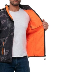 Geographical Norway Softshelljacke Herren Outdoor Jacke baroyaute Schwarz/Orange
