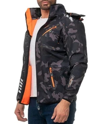 Geographical Norway Softshelljacke Herren Outdoor Jacke baroyaute Schwarz/Orange