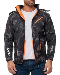 Geographical Norway Softshelljacke Herren Outdoor Jacke baroyaute Schwarz/Orange