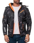 Geographical Norway Softshelljacke Herren Outdoor Jacke baroyaute Schwarz/Orange