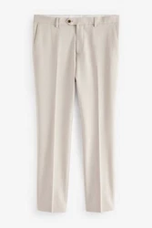 Next Anzug Motion Flex Hose Khaki/Braun/Beige
