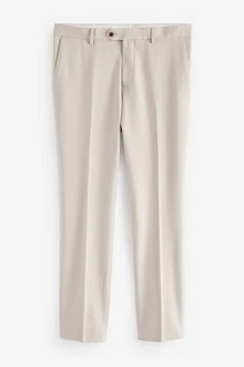 Next Anzug Motion Flex Hose Khaki/Braun/Beige
