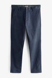Next Chinohose Skinny Fit Dunkelblau/Hellblau/Blau
