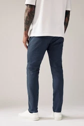 Next Chinohose Skinny Fit Dunkelblau/Hellblau/Blau