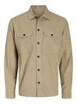 Jack & Jones Langarmhemd JJEJAY OVERSHIRT CORDUROY Braun/Khaki/Beige