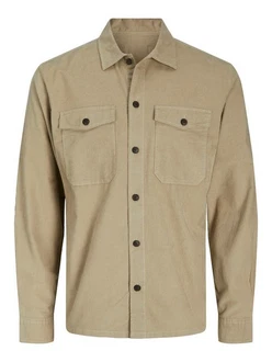 Jack & Jones Langarmhemd JJEJAY OVERSHIRT CORDUROY