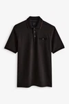 Next Poloshirt Polo-Shirt mit Geoprint Dunkelbraun/Grau/Schwarz/Bordeaux
