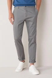 Next Chinohose Skinny-Fit-Chinohose mit Stretch Hellgrau/Grau/Khaki/Dunkelgrau