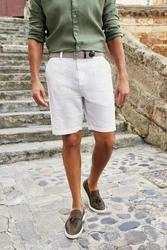 Next Chinoshorts Chino-Shorts Creme/Weiß/Grau/Khaki/Silber