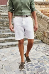 Next Chinoshorts Chino-Shorts Creme/Weiß/Grau/Khaki/Silber