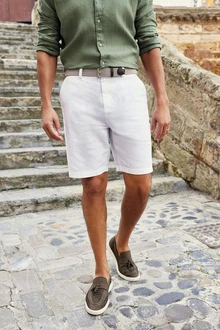 Next Chinoshorts Chino-Shorts Creme/Weiß/Grau/Khaki/Silber Next Chinoshorts Chino-Shorts Creme/Weiß/Grau/Khaki/Silber