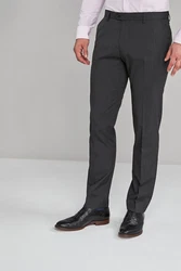 Next Formelle Stretchhose Slim Fit Dunkelgrau/Grau
