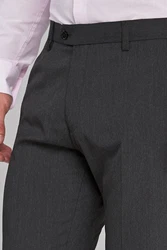 Next Formelle Stretchhose Slim Fit Dunkelgrau/Grau