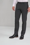 Next Formelle Stretchhose Slim Fit Dunkelgrau/Grau