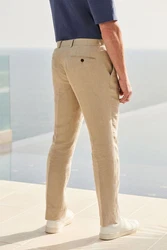 Next Slim Fit Signature Leomaster (1-tlg) Khaki/Beige