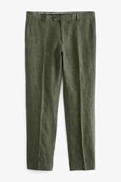 Anzughose Slim Fit Signature Leomaster Leinenanzughose (1-tlg)