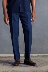 Next Slim Fit Signature Leomaster (1-tlg) Blau/Dunkelblau