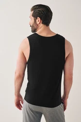 Next Unterhemd Signature Trägertops Schwarz/Dunkelgrau