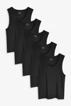 Next Unterhemd Signature Trägertops Schwarz/Dunkelgrau