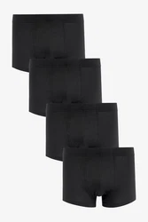 Next Hipster Basic (4-St) Schwarz/Dunkelgrau