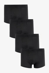 Next Hipster Basic (4-St) Schwarz/Dunkelgrau