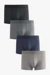 Next Hftschlpfer aus Baumwoll-Modal-Mischung Dunkelblau/Pastell/Grau/Dunkelgrau/Blau