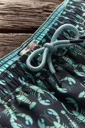 Next Badeshorts mit Print Hellblau/Blau/Braun/Türkis/Grün