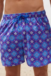 Next Badeshorts mit Print Lila