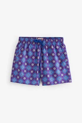 Next Badeshorts mit Print Lila