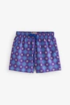 Next Badeshorts mit Print Lila