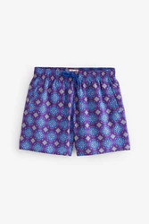 Next Badeshorts mit Print Lila