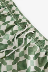 Next Badeshorts mit Print Grün/Dunkelgrün