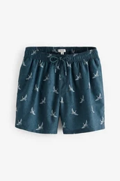 Badeshorts Badeshorts mit Print (1-St)