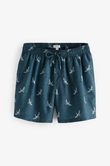 Next Badeshorts mit Print Türkis/Blau/Hellblau/Dunkelblau