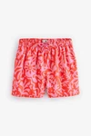 Next Badeshorts mit Print Rot/Rosa/Orange