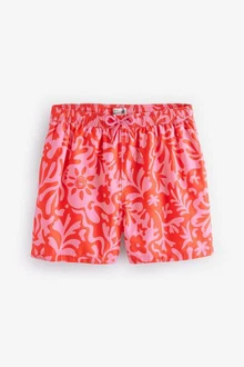 Next Badeshorts mit Print Rot/Rosa/Orange