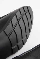 Next Sattel-Loafer aus gewalktem Leder (1) Schwarz