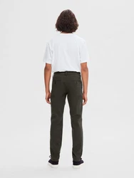 SELECTED HOMME Hose 'Miles' Khaki/Dunkelgrün