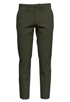 SELECTED HOMME Hose 'Miles' Khaki/Dunkelgrün