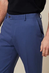 Next Motion Flex Stretch Anzug Slim Fit Hose Blau/Dunkelblau/Hellblau