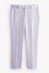 Next Motion Flex Stretch Anzug Slim Fit Hose Lila/Fliederfarben/Grau