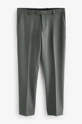 Next Motion Flex Stretch Anzug Slim Fit Hose Khaki/Dunkelgrün/Grün