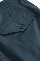 Next Chinoshorts Stckgefrbte Chinohose aus Satin Dunkelblau/Blau/Hellblau