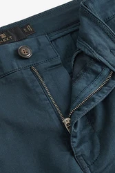 Next Chinoshorts Stckgefrbte Chinohose aus Satin Dunkelblau/Blau/Hellblau