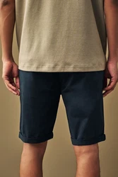 Next Chinoshorts Stckgefrbte Chinohose aus Satin Dunkelblau/Blau/Hellblau