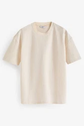 Next T-Shirt Relaxed Fit T-Shirt mit Seersucker-Struktur 