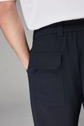 Next Stoffhose EDIT Relaxed Fit Twillhose Dunkelblau/Blau