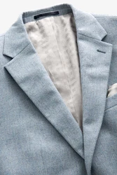 Next Baukastensakko Anzugsakko Hellblau/Blau/Grau