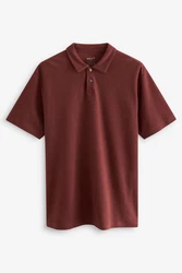 Next Poloshirt im 3er-Pack Dunkelrot/Bordeaux/Braun/Rot/Mischfarben